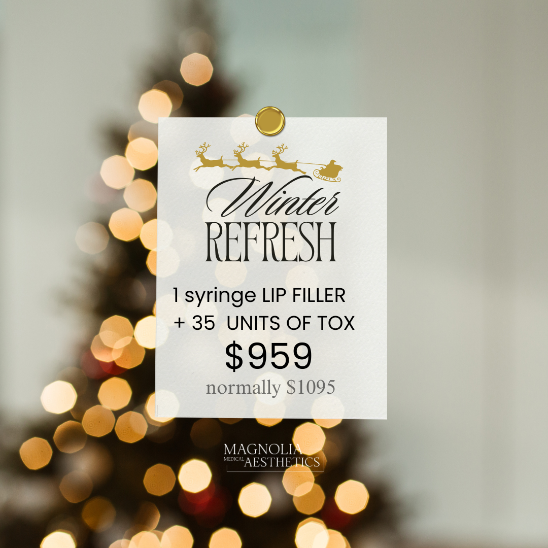Winter Refresh: 1 syringe of Lip Filler + 35 units of Tox $959