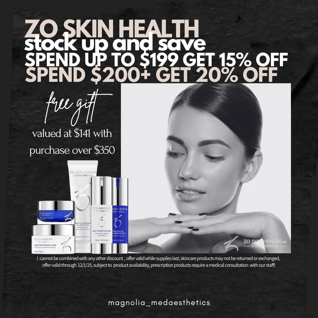 ZO Skinhealth: Spend up to $199 Get 15% OFF / Spend $200+ Get 20% OFF / Spend $350+ Get 20% OFF + Free Gift