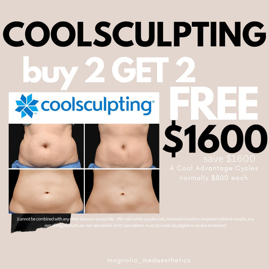 Buy 2 CoolSculpting Cycles, Get 2 Free