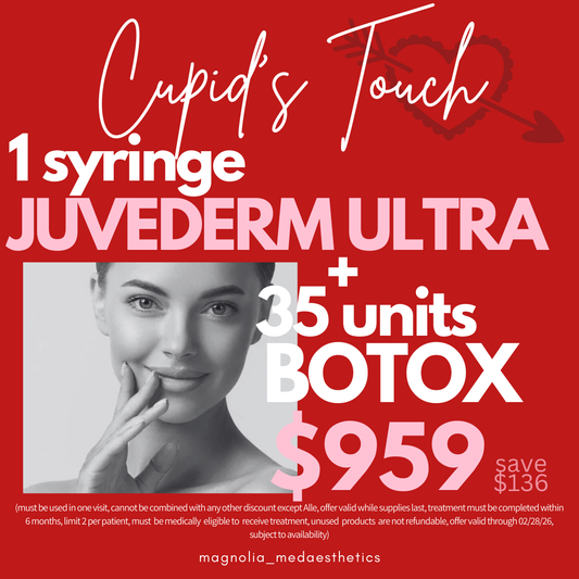 Cupid's Touch: 1 Syringe of Juvederm Ultra or Ultra Plus + 35 Units of Botox