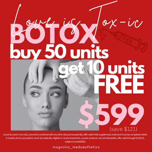 Love is TOX-ic: Buy 50 Units of Tox Get 10 Free with Nurse Juli